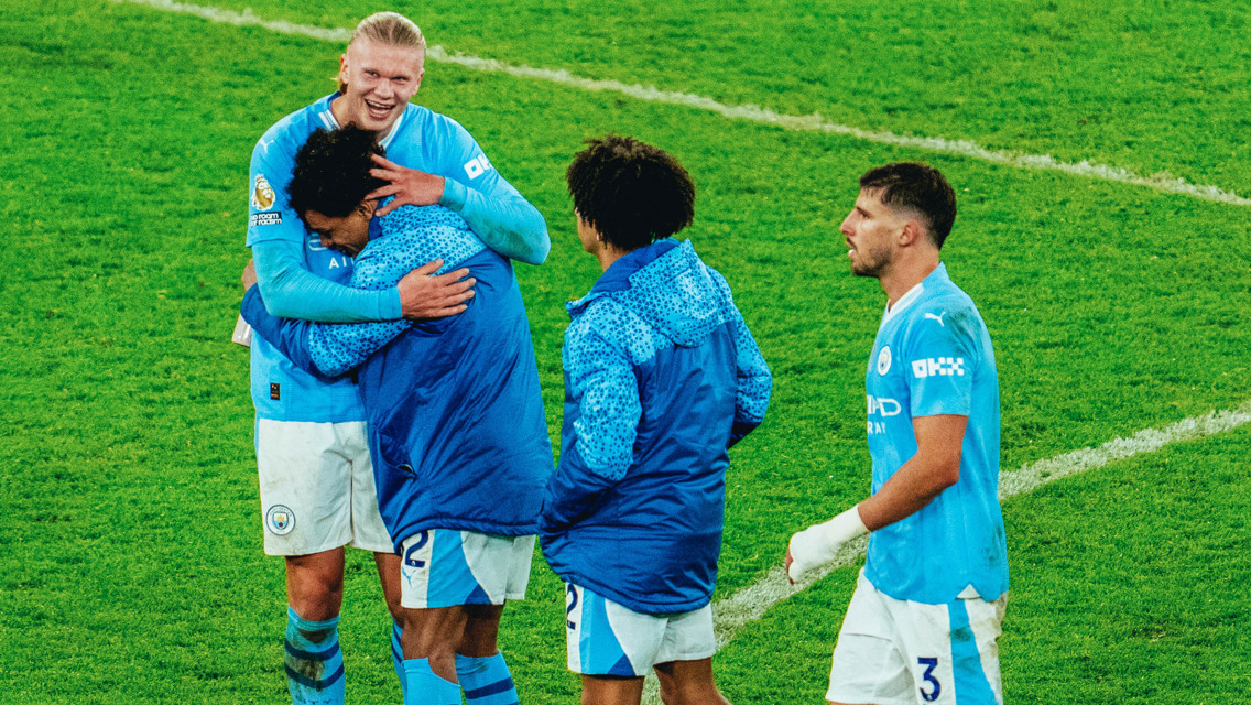 MAIN MAN: Haaland feels the love!