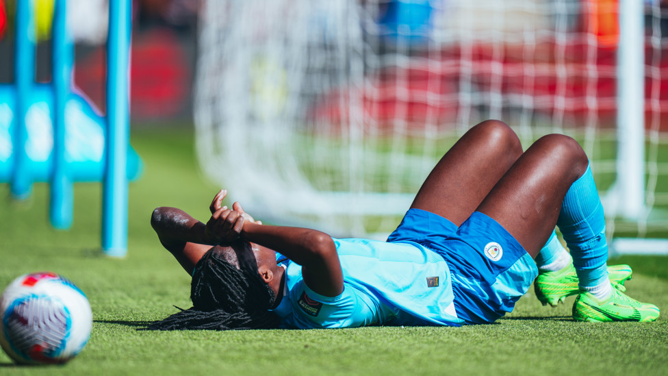 BAD BREAK : Bunny suffered a season-ending injury in the game
