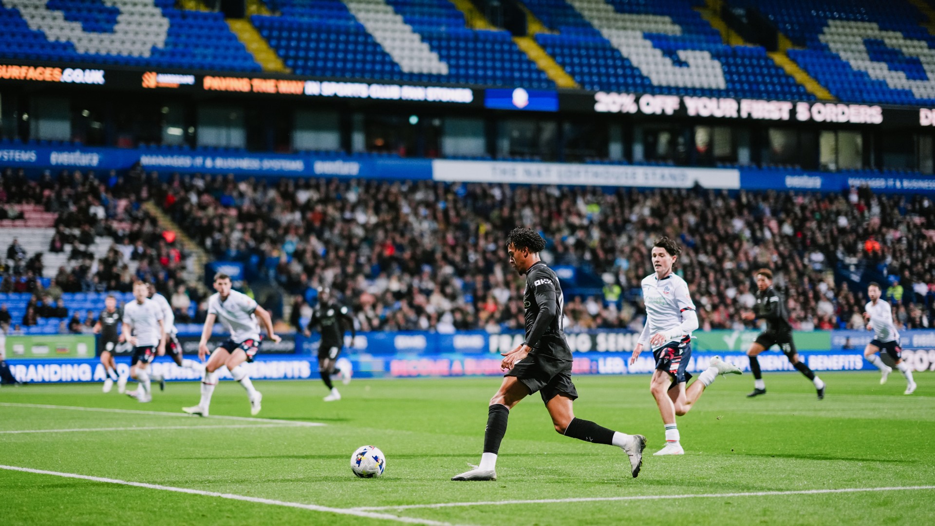 POWER PLAY: City look to take the fight to Bolton through Emilio Lawrence.