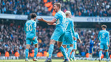 COME ON: De Bruyne is delighted with his goal!