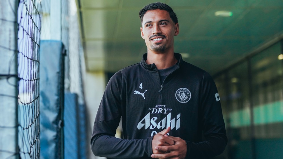 ALL SMILES: Tijjani Reijnders' smile summed up the positive mood in camp.