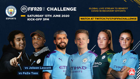 City players to take part in CFG FIFA challenge