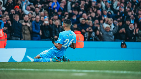 MAGIC MAHREZ: 20 goals for the season for Mahrez!