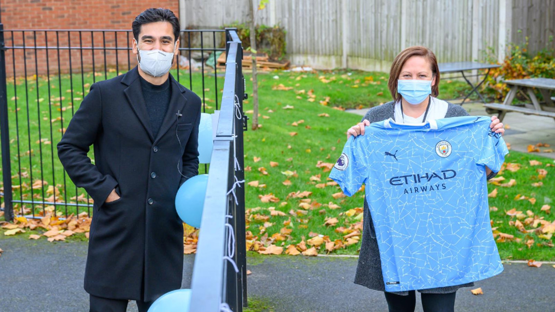 Gundogan celebrates milestone birthday with charity visits