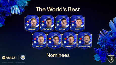 Eight City stars nominated for EA Sports™ Team of the Year