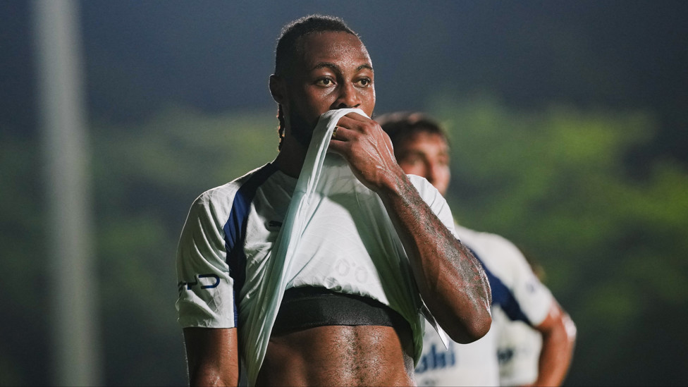 ANTOINE SEMENYO: Our flying winger mops up the sweat
