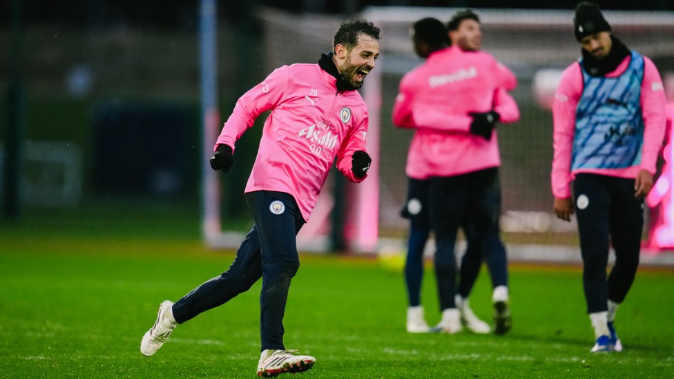 SKIPPER : Bernardo Silva in high spirits