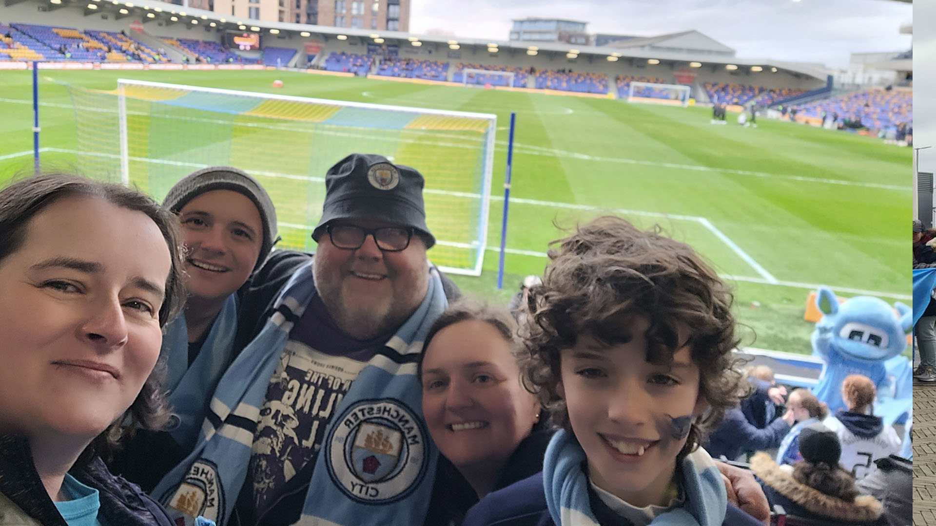 
                        MAGIC MEMORIES: Members of the Manchester City Women's Official Supporters Club pictured at the Continental Cup final
                