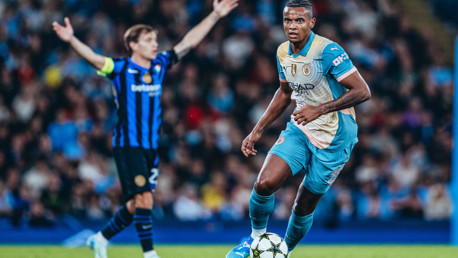 ASSURED AKANJI: On the ball.