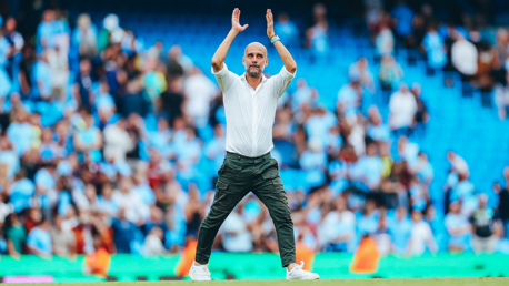 PROUD PEP: A round of applause from the boss.