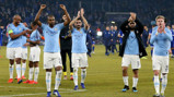 Manchester City stars thank the travelling City-faithful