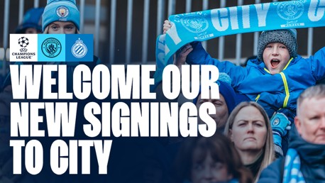  Welcome event for our new signings to take place before Club Brugge 