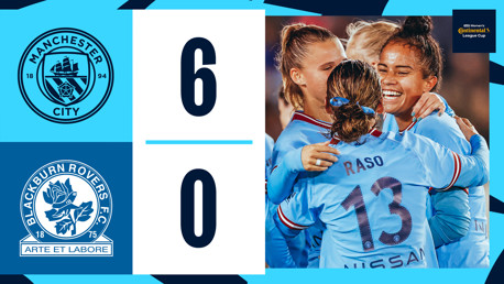City 6-0 Blackburn: Continental Cup highlights