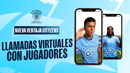 Nueva ventaja para Cityzens: ¡consigue una videollamada con los jugadores!