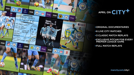 Coming up on CITY+ this April