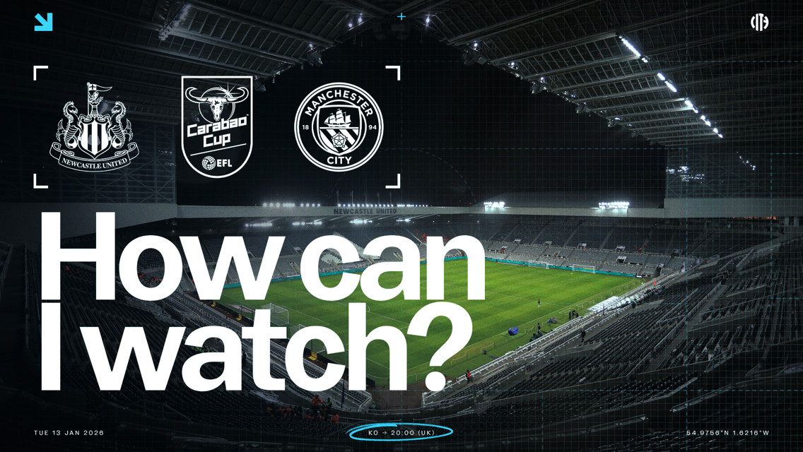 How can I watch Newcastle v City on TV?