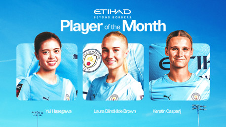 Etihad Women’s Player of the Month: September shortlist confirmed