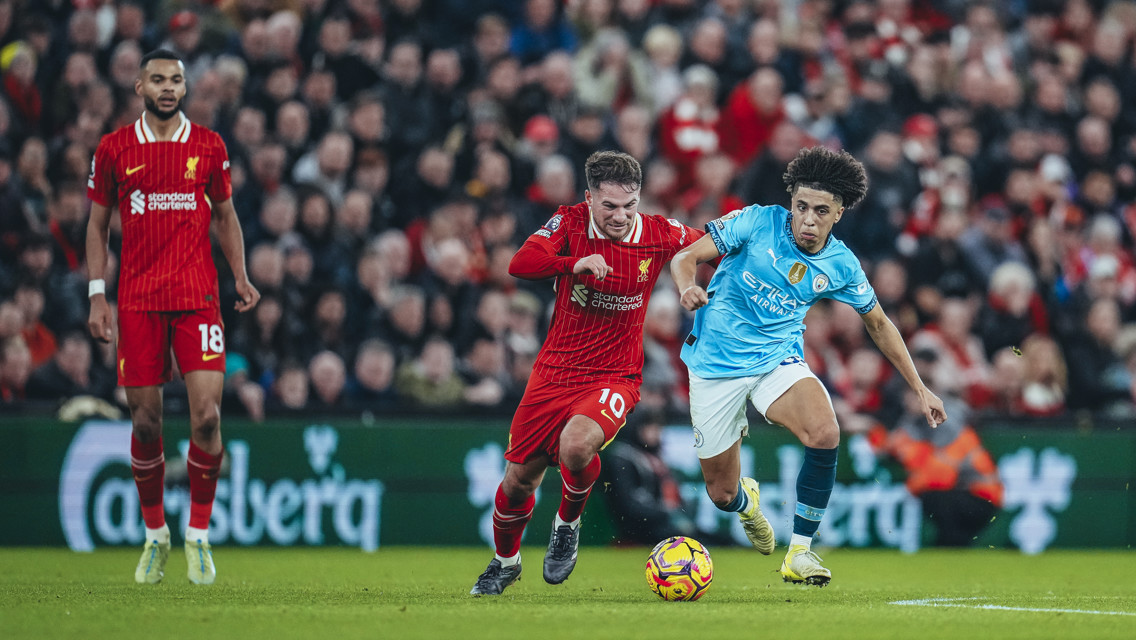 City perde para Liverpool em Anfield