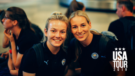 ATTACK AND DEFENCE: Lauren Hemp and Gemma Bonner