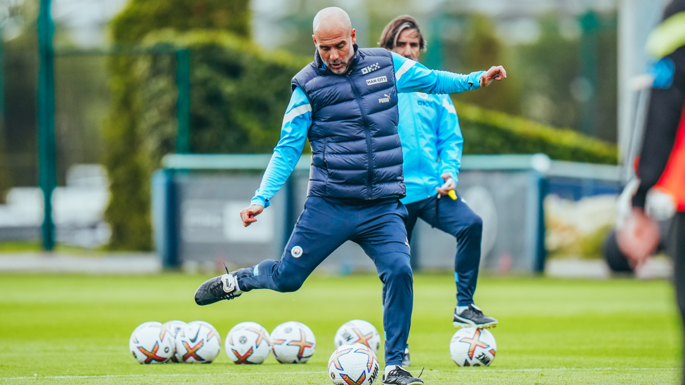 PASS MASTER : Pep remembers his playing days in midfield