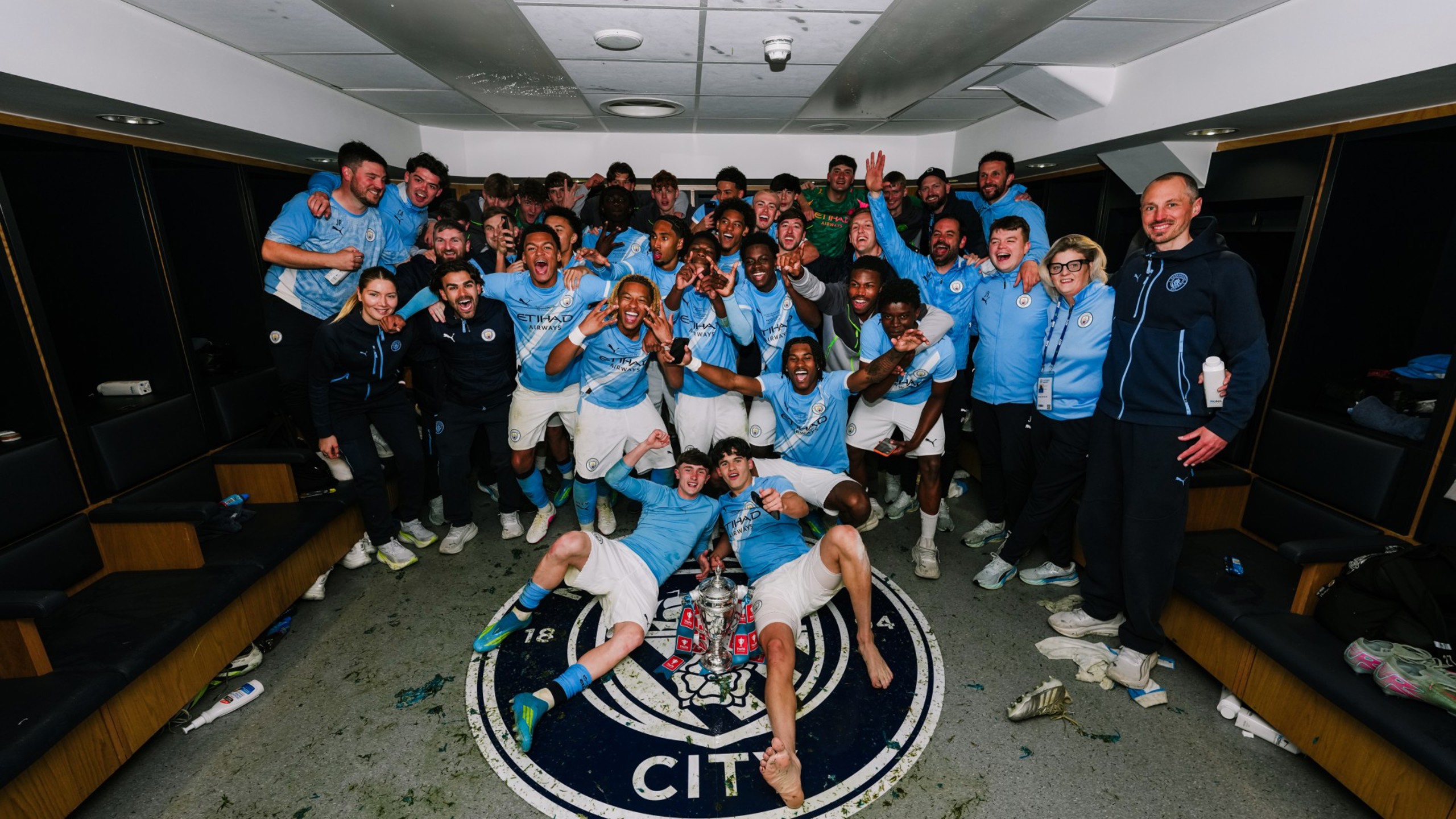 Gallery: City's FA Youth Cup trophy celebrations