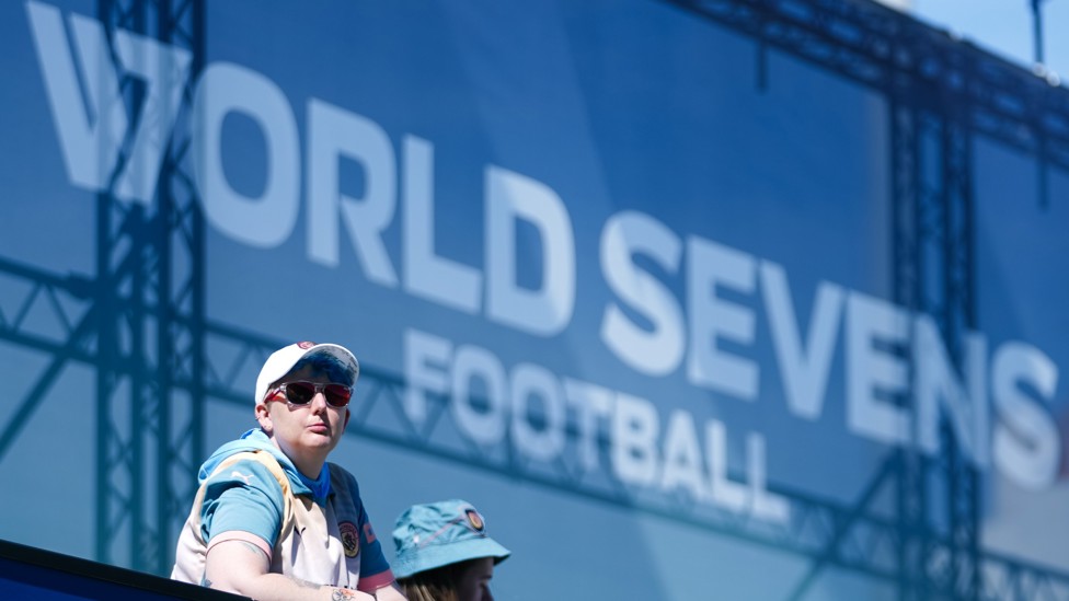 BEST IN THE LAND  : City fans in attendance in Portugal to support the team.