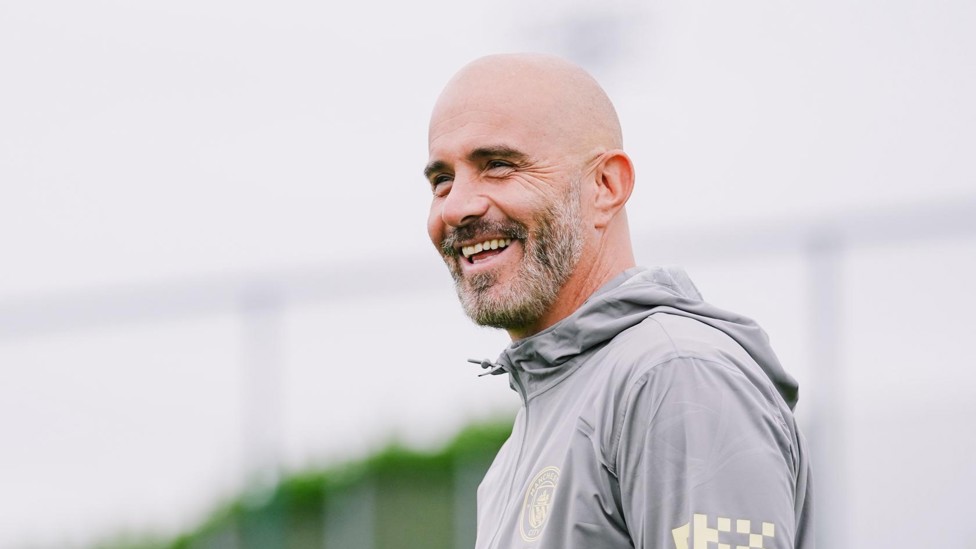 ALL SMILES : Enzo Maresca is pleased with what he's seeing!