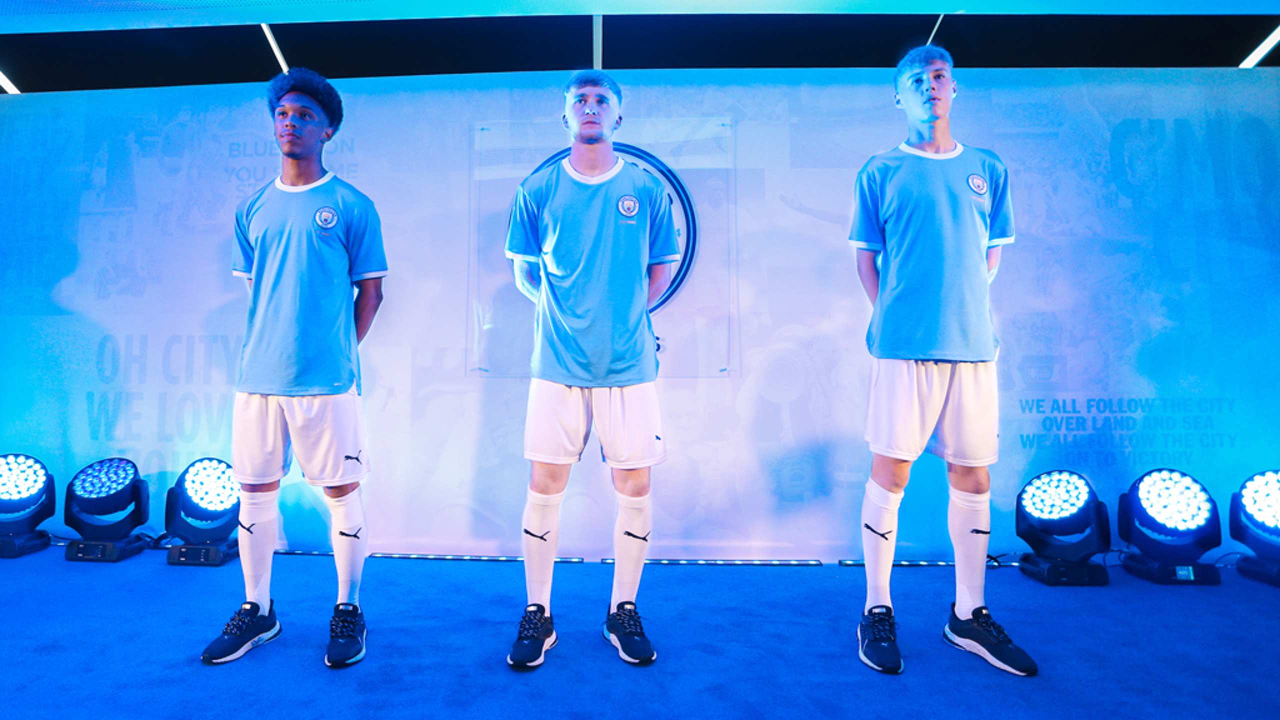 125 YEARS: Our anniversary kit was unveiled at a special fan event held at the City Football Academy 