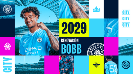 Oscar Bobb amplía su contrato con el City
