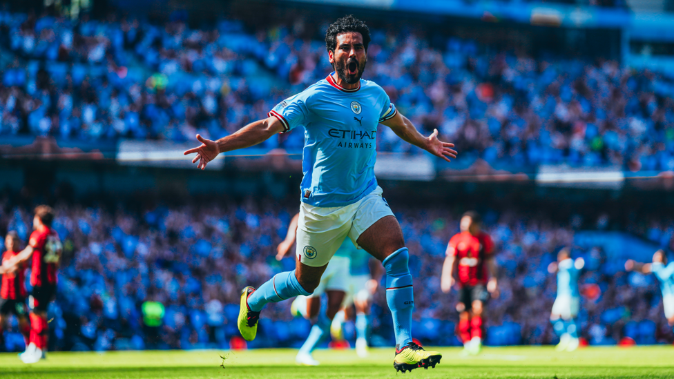 50 UP FOR GUNDO! : Ilkay's 50th City goal gives us the lead!