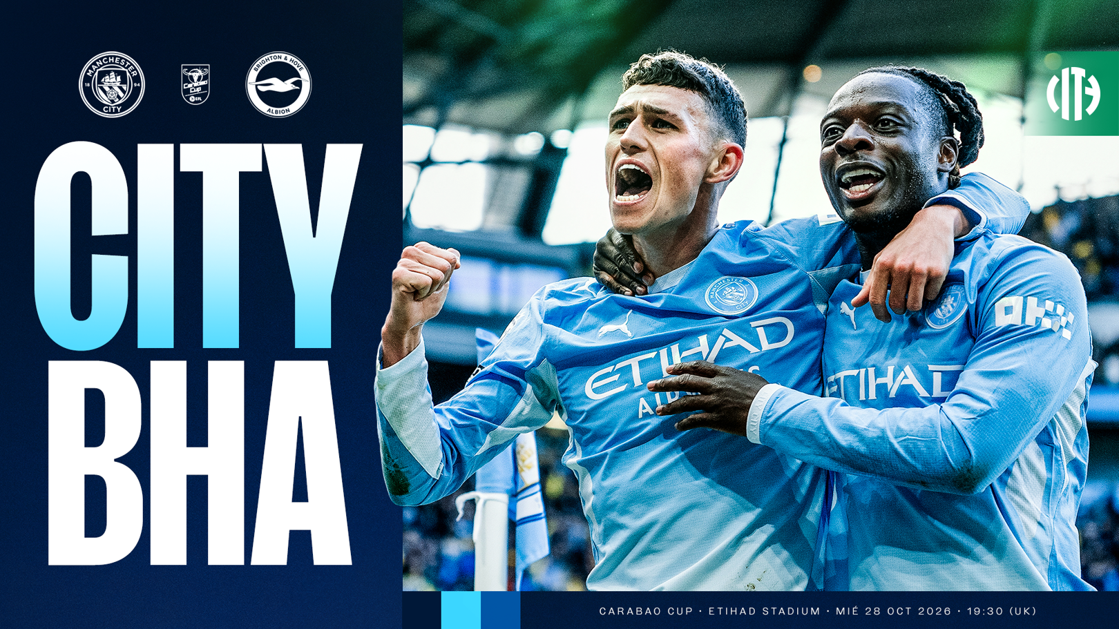 Nueve cambios para el choque de Carabao Cup ante el Brighton