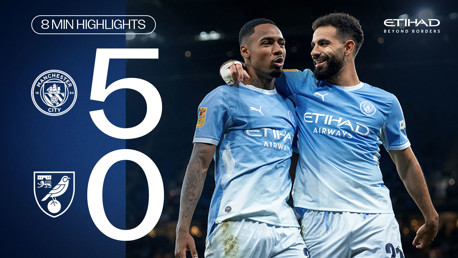 8-minute highlights: City 5-0 Norwich