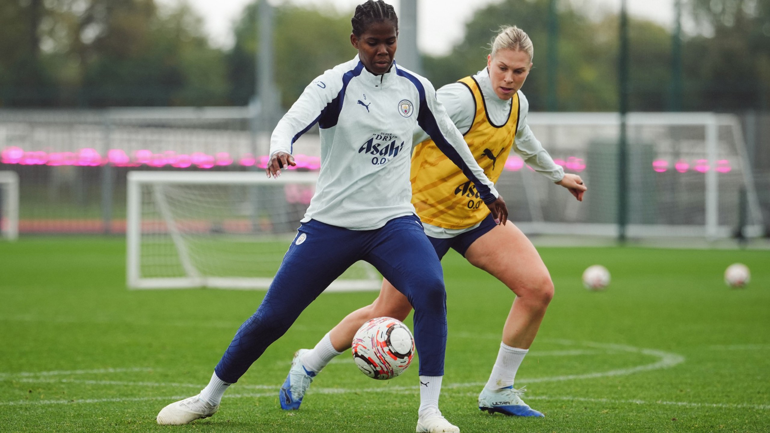 Training: Gearing up for the Manchester derby