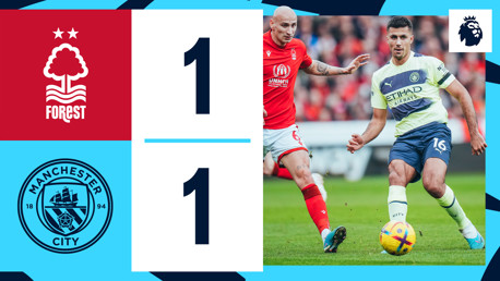 Forest 1 x 1 City: melhores momentos 