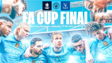 City enfrenta o Crystal Palace na final da FA Cup