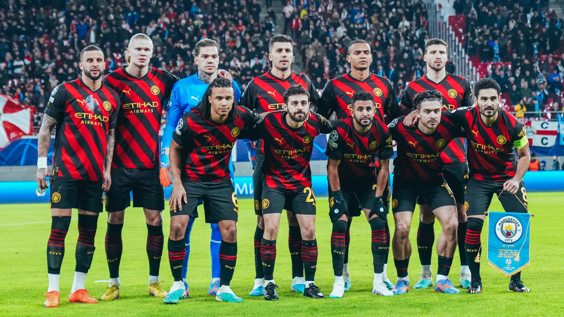City empata com RB Leipzig no jogo de ida das oitavas da Champions League 