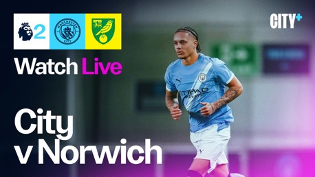 LIVE: City v Norwich - Premier League 2