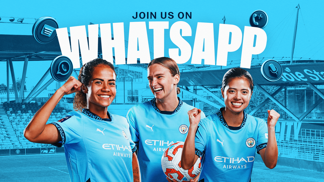 Manchester City Women launch dedicated WhatsApp channel 