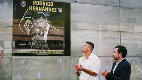 Rodri honoured with Walk of Fame inclusion