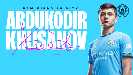 Khusanov focado em desenvolver e ajudar o City a ganhar troféus