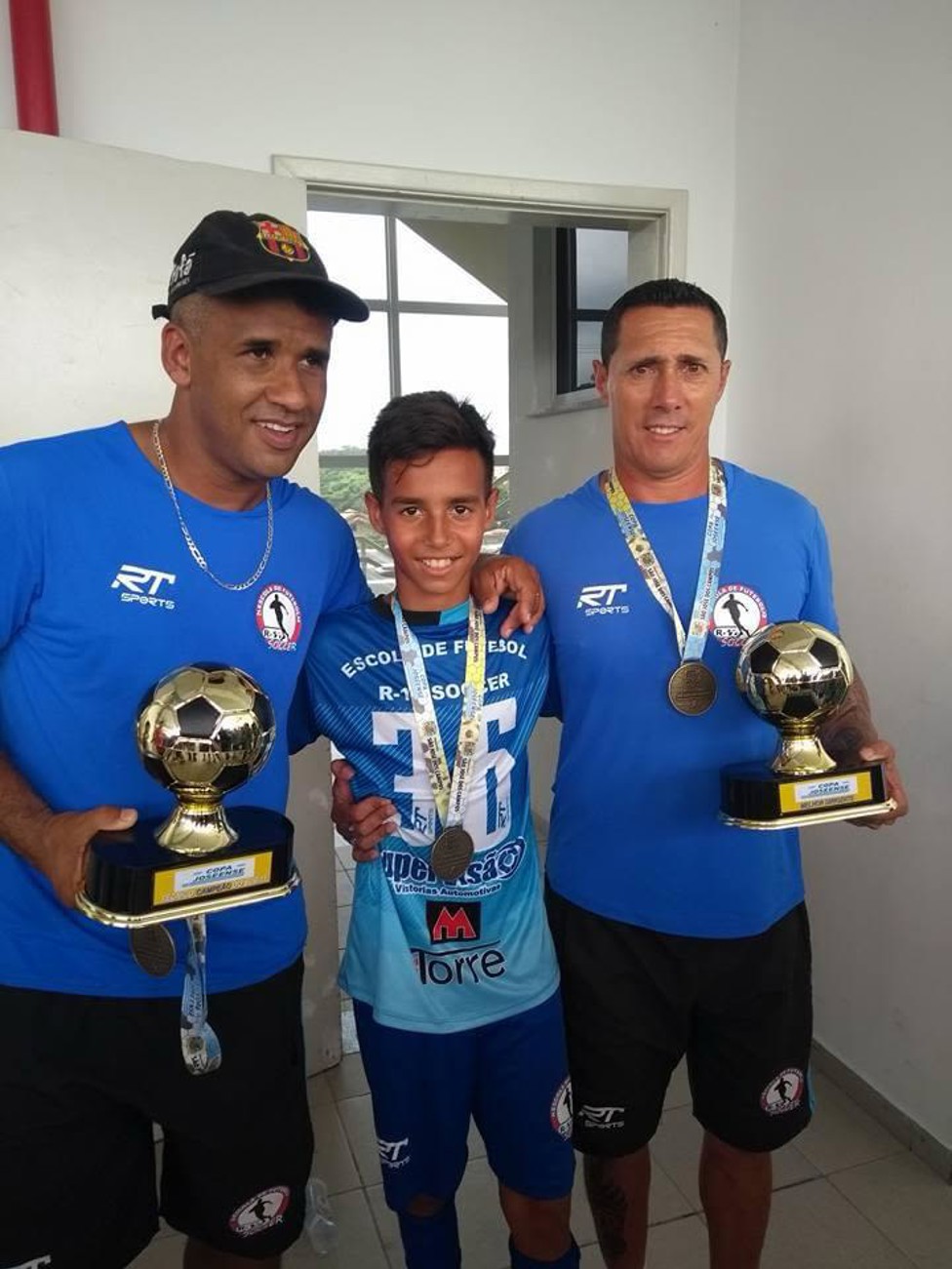 Vitor já mostrava seu talento mesmo com pouca idade. 