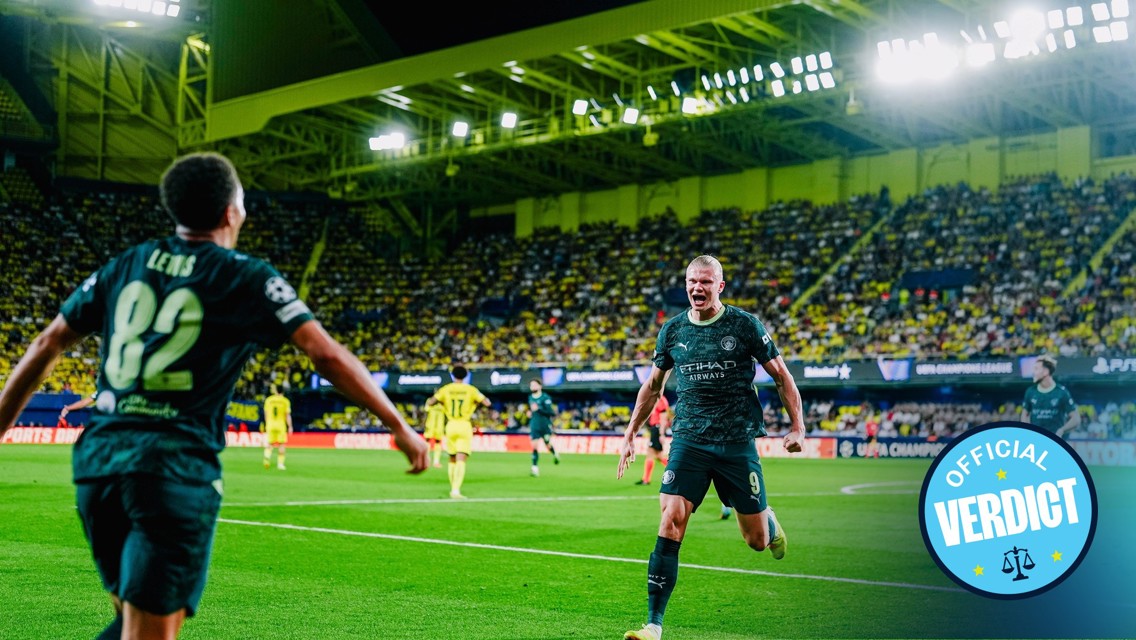 City vence o Villarreal na Champions 
