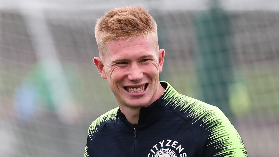 De Bruyne à l'entraînement avant Hoffenheim