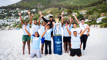 Trophy Tour: Joleon Lescott meets Young Leaders in Cape Town