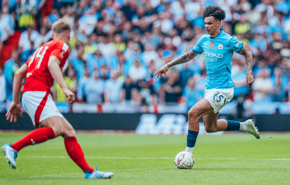 O'Reilly em ação em Wembley. 