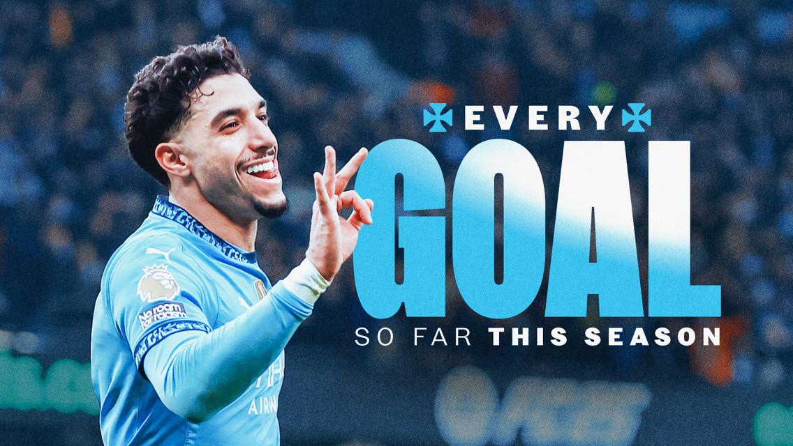 Todos os gols marcados pelo Manchester City até agora na temporada!