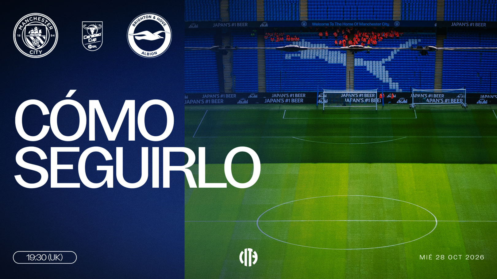 City v Brighton: horarios y TV