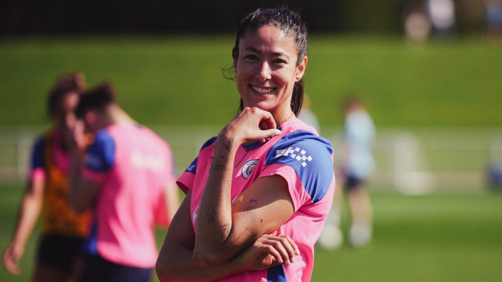 SUNNY SIDE UP  : Leila Ouahabi spots our snapper. 