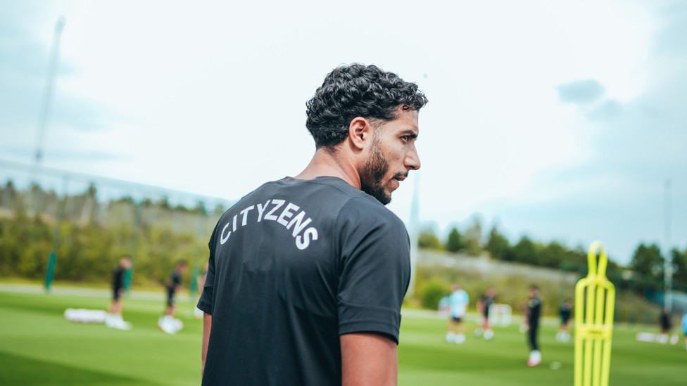 OMAR'S READY : Marmoush is focused on the task at hand