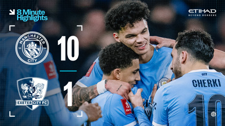 City 10-1 Exeter: Eight-minute highlights